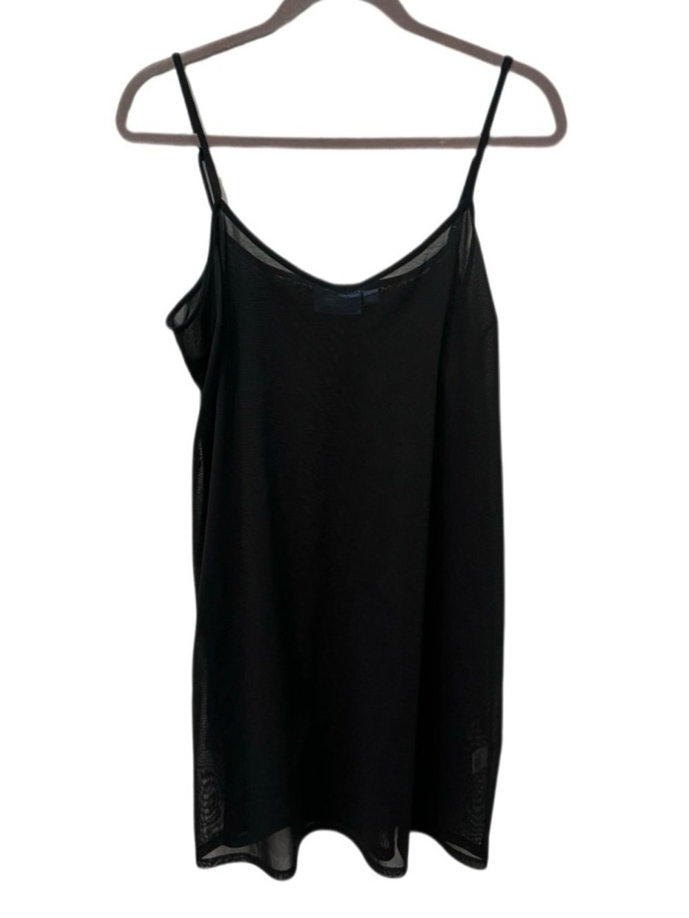 Black Sheer Slip Dress Size Large Whimsigoth Alternative Punk Goth Witchy